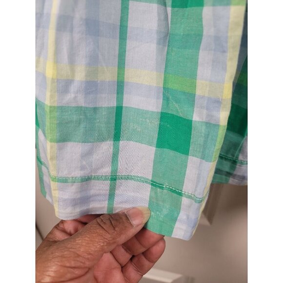 Free Assemble Women's Multicolor Plaid Elastic Waist Pleated Mini Skirt Size XL - Picture 9 of 9